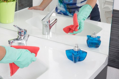 Professional sofa cleaning equipment used on a Chelsea home sofa