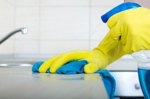 Deep cleaning a carpeted commercial interior in Chelsea
